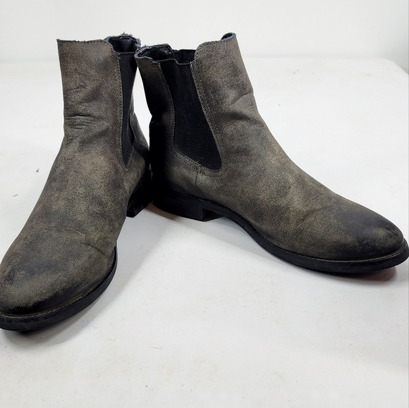 Thursday Boot Duchess Shadow Grey Suede Leather Chelsea Boots 8.5 - Picture 2 of 7